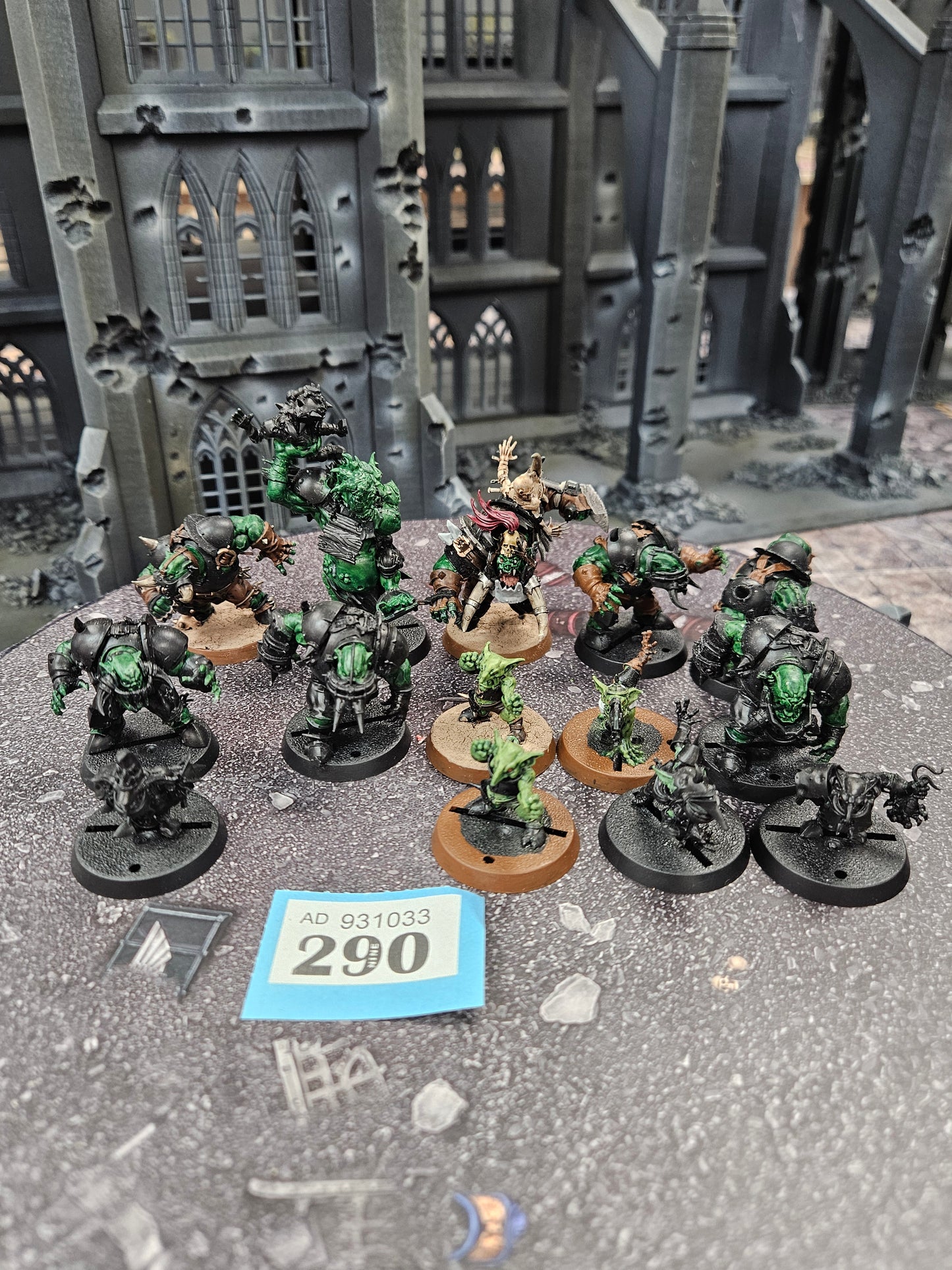 14x Black Orks Blood Bowl Team #290 Blood Bowl Warhammer 40k