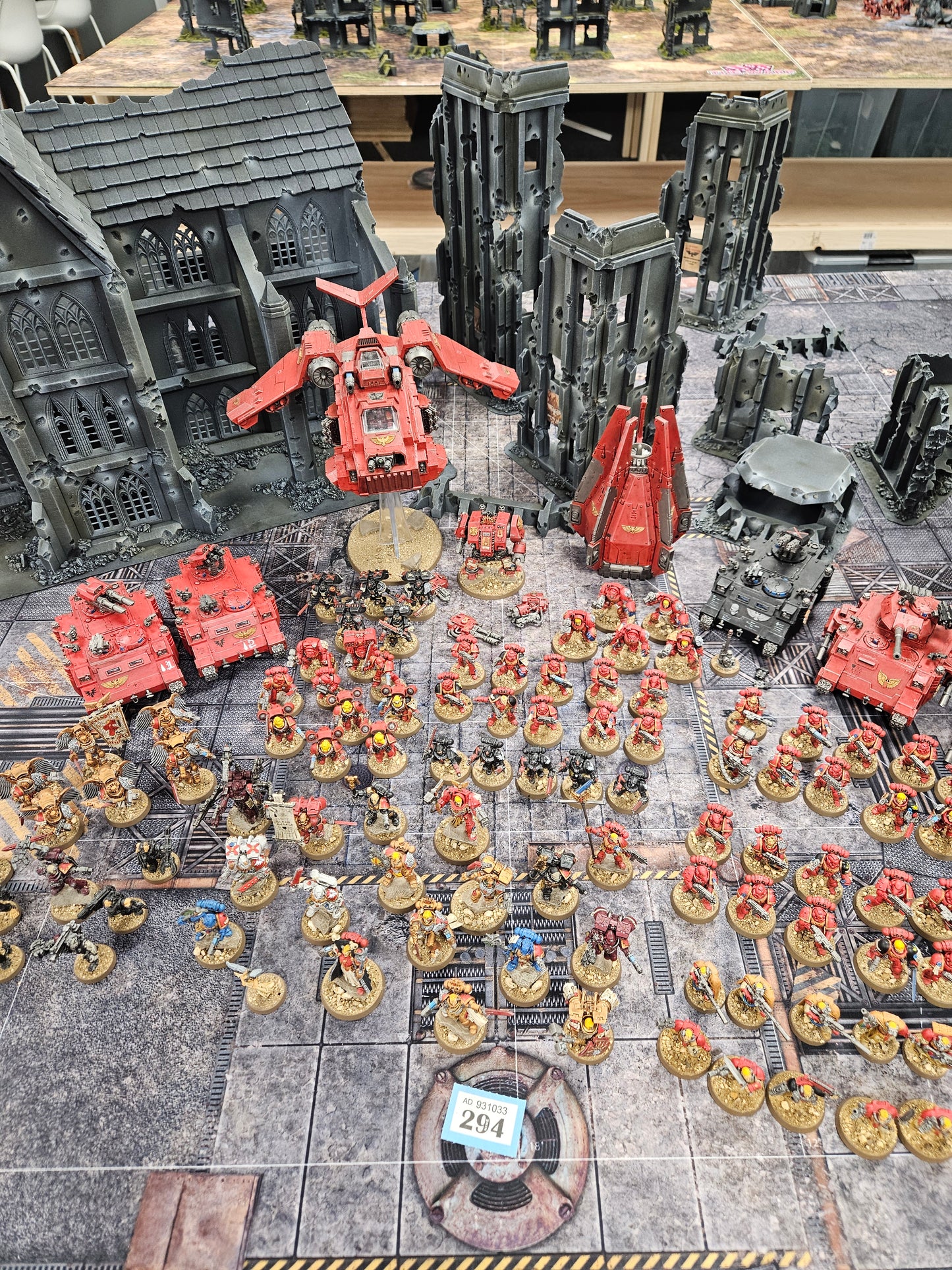 Well Painted Huge Blood Angels Army #294 Space Marines Warhammer 40k