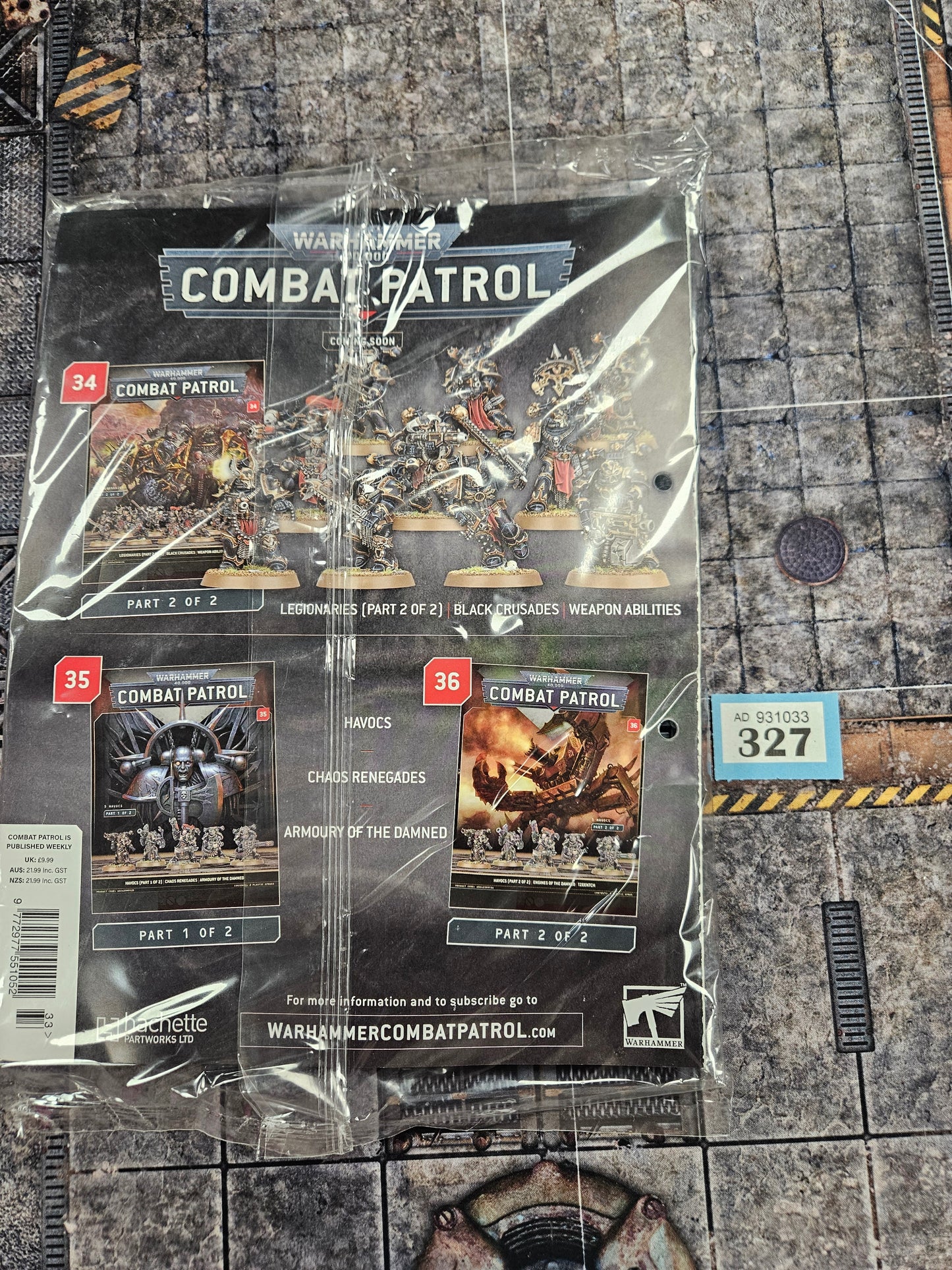 Combat Patrol Issue 33 Legionaires #327 Chaos Space Marines Warhammer 40k