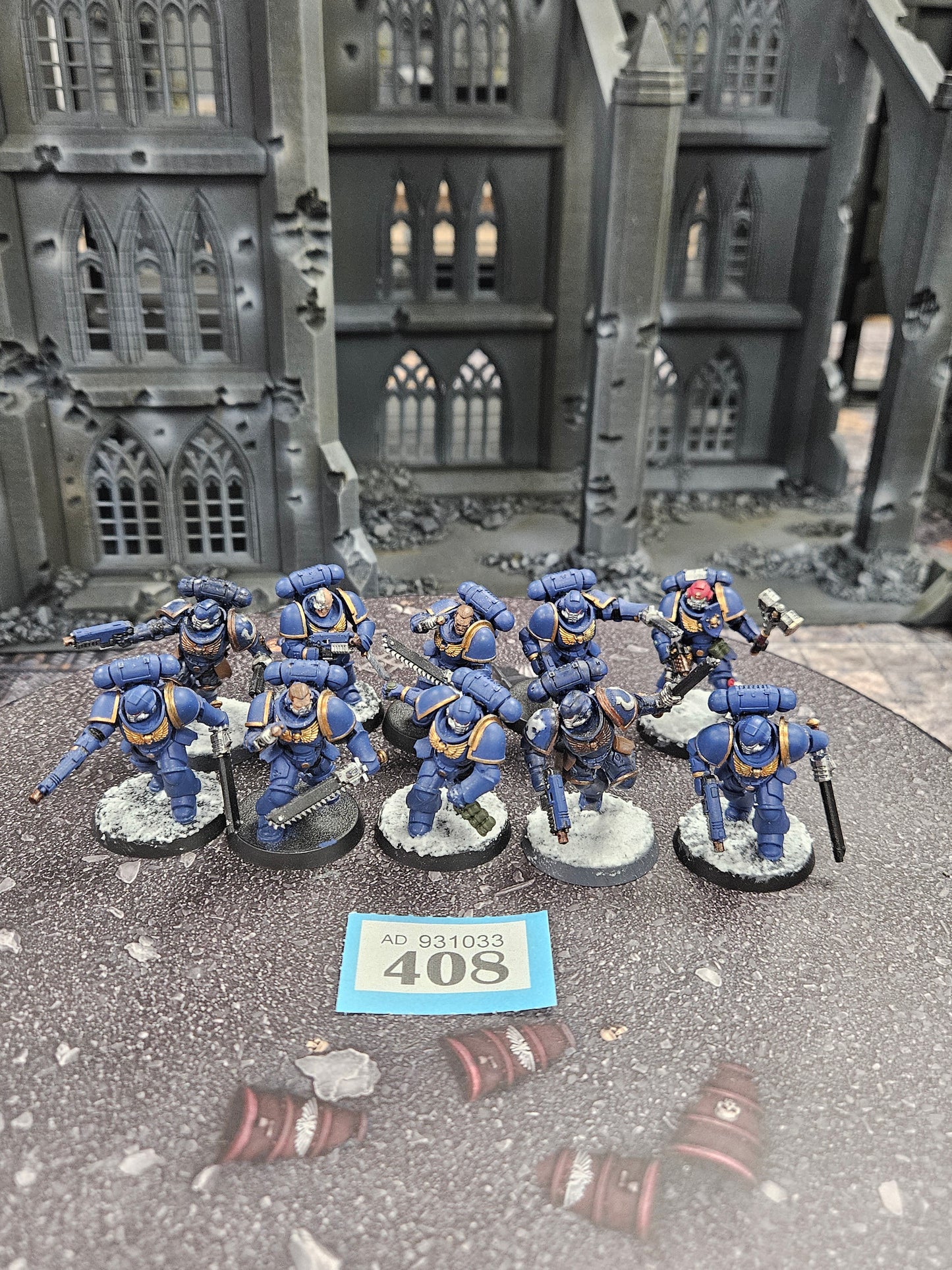 10x Primaris Assault Intercessors #408 Space Marines Warhammer 40k