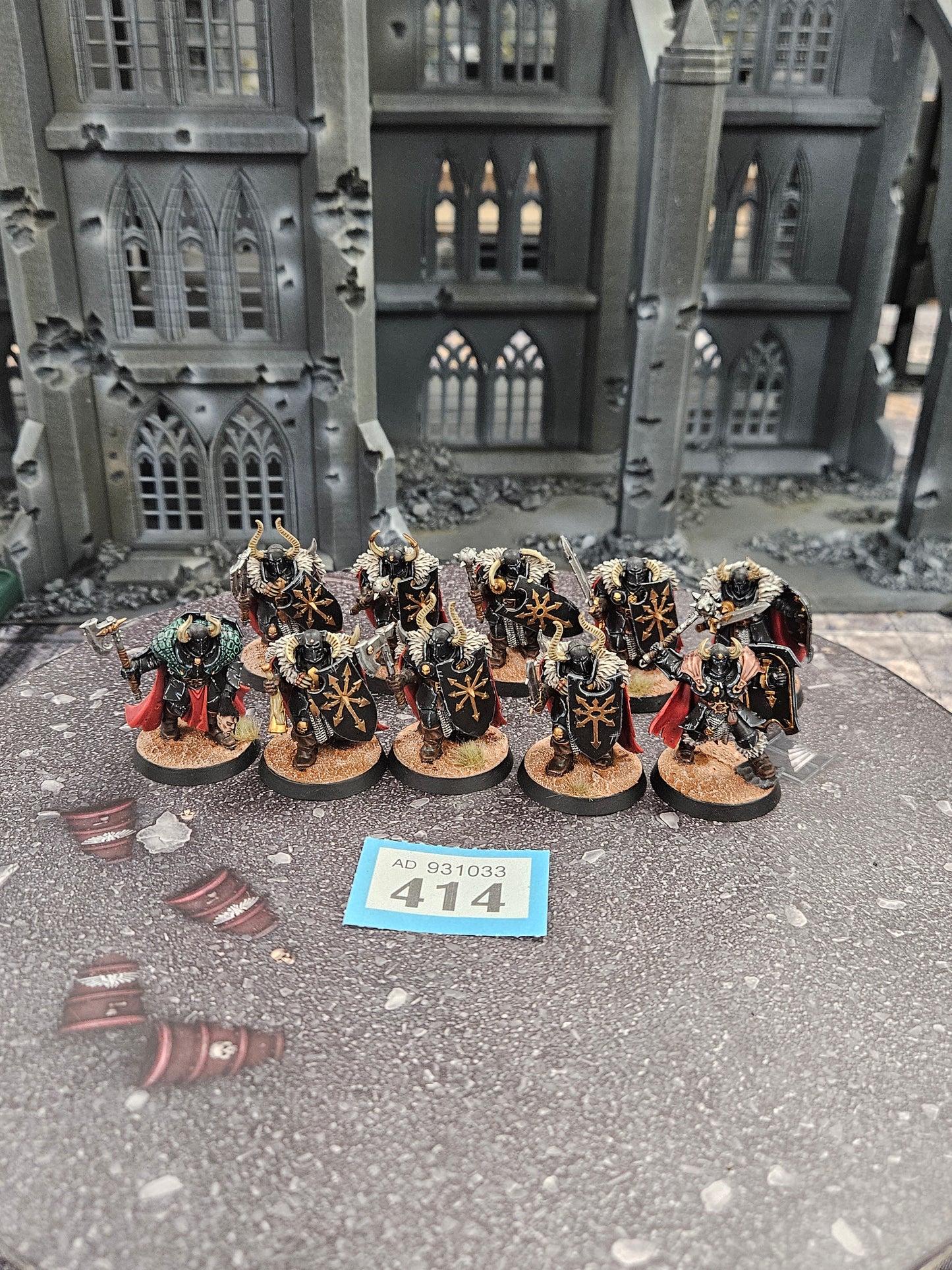 10x Chaos Warriors #414 Well Painted Slaves to Darkness AOS Warhammer 40k