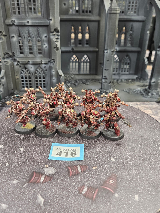 10x Khorne Berserkers #416 Very Well Painted World Eaters Warhammer 40k