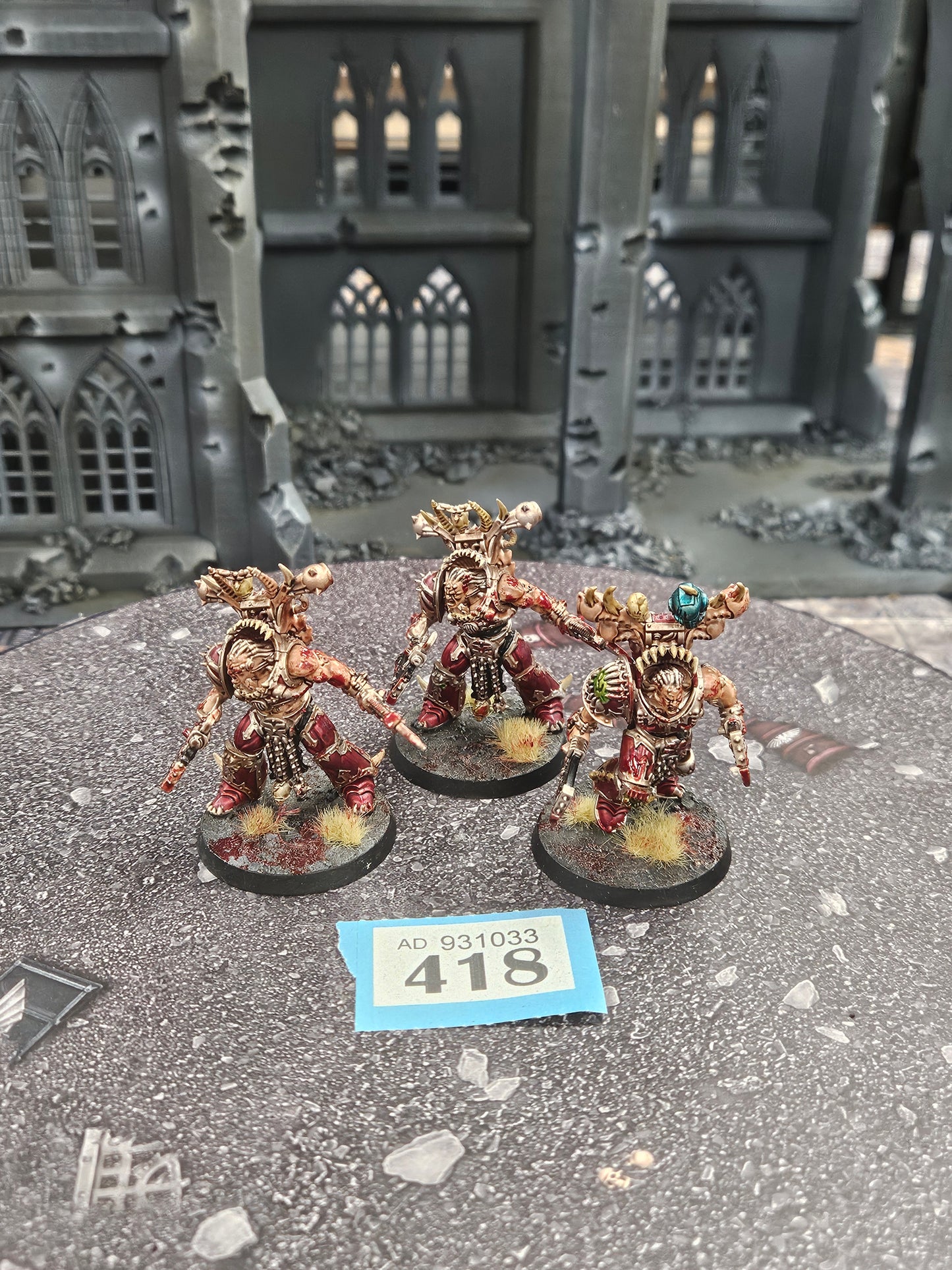 3x Eightbound #418 Well Painted World Eaters AOS Warhammer 40k