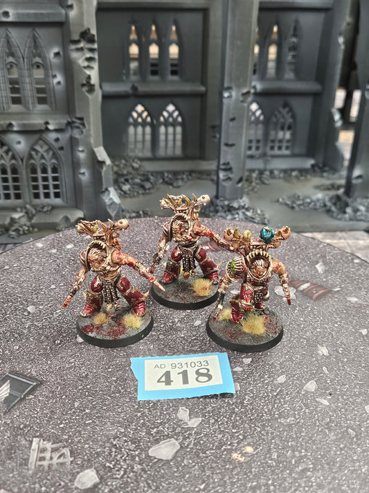 3x Eightbound #418 Well Painted World Eaters AOS Warhammer 40k