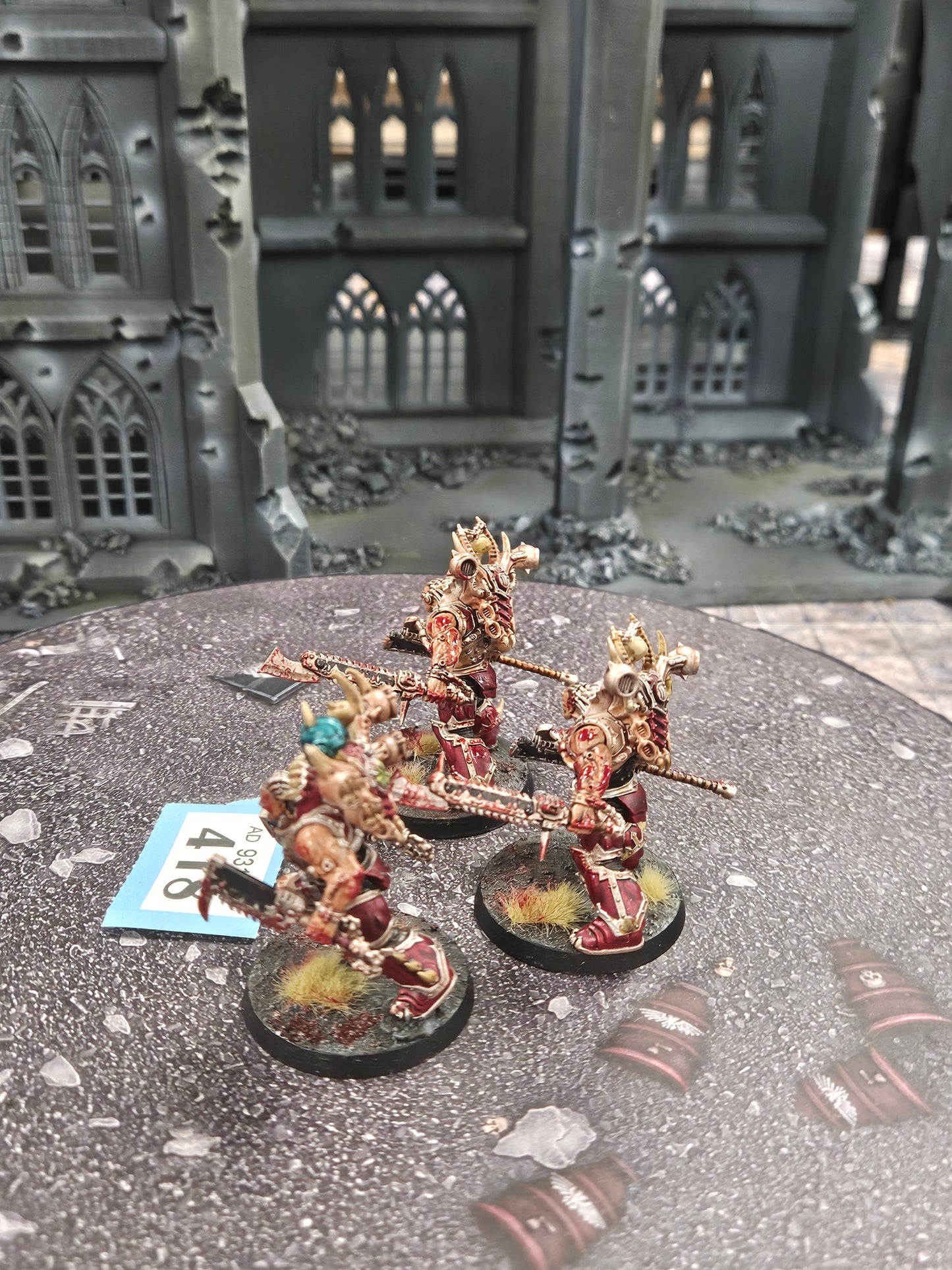 3x Eightbound #418 Well Painted World Eaters AOS Warhammer 40k