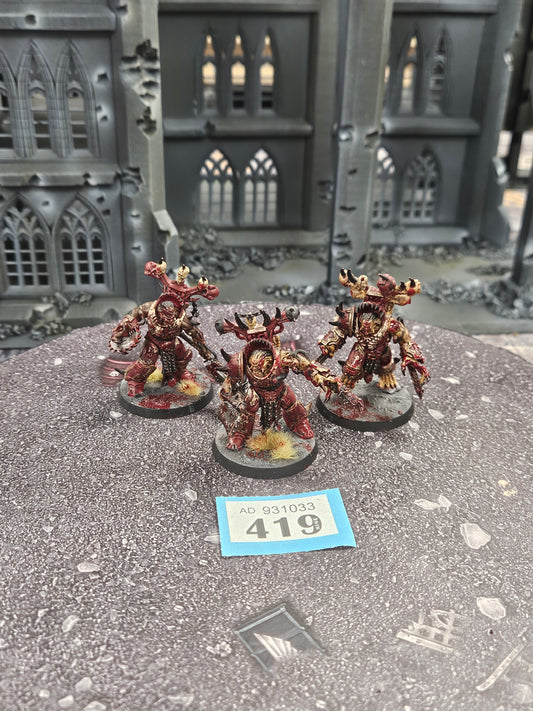 3x Eightbound #419 Very Well Painted World Eaters Warhammer 40k