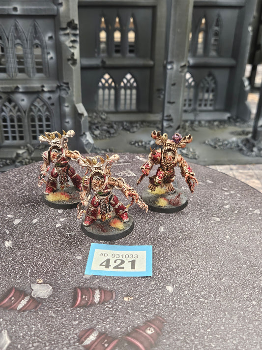 3x Eightbound #421 Well Painted World Eaters Warhammer 40k