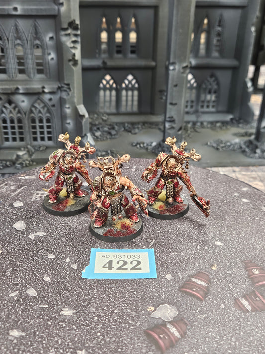 3x Eightbound #422 Very Well Painted World Eaters Warhammer 40k