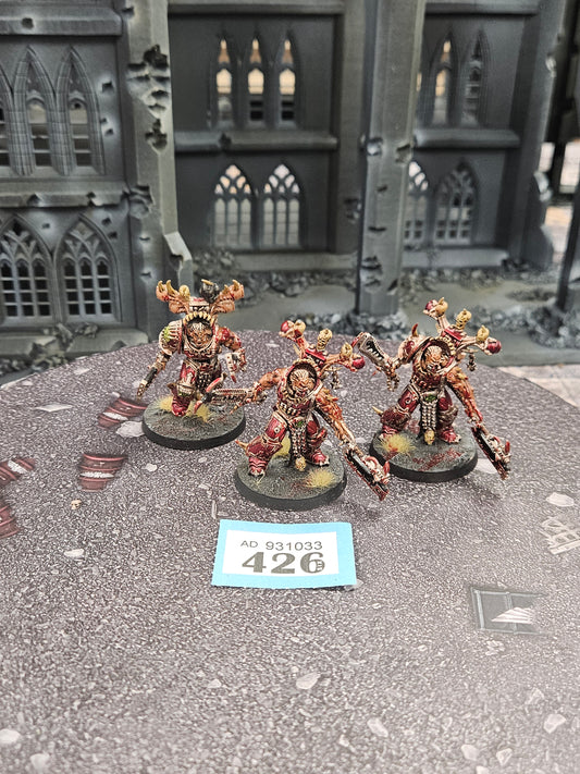 3x Eightbound #426 Well Painted World Eaters Warhammer 40k