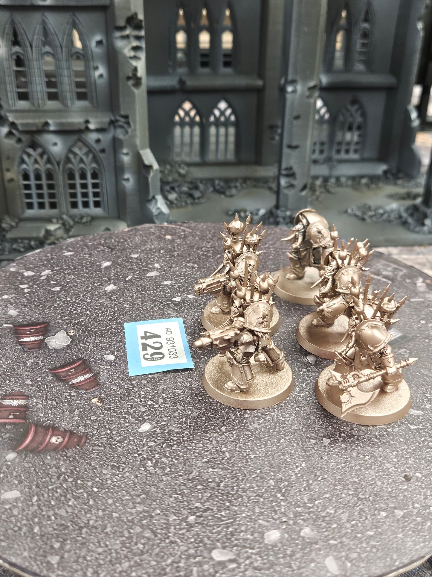 5x Chaos Terminators Squad #429 Chaos Space Marines Warhammer 40k