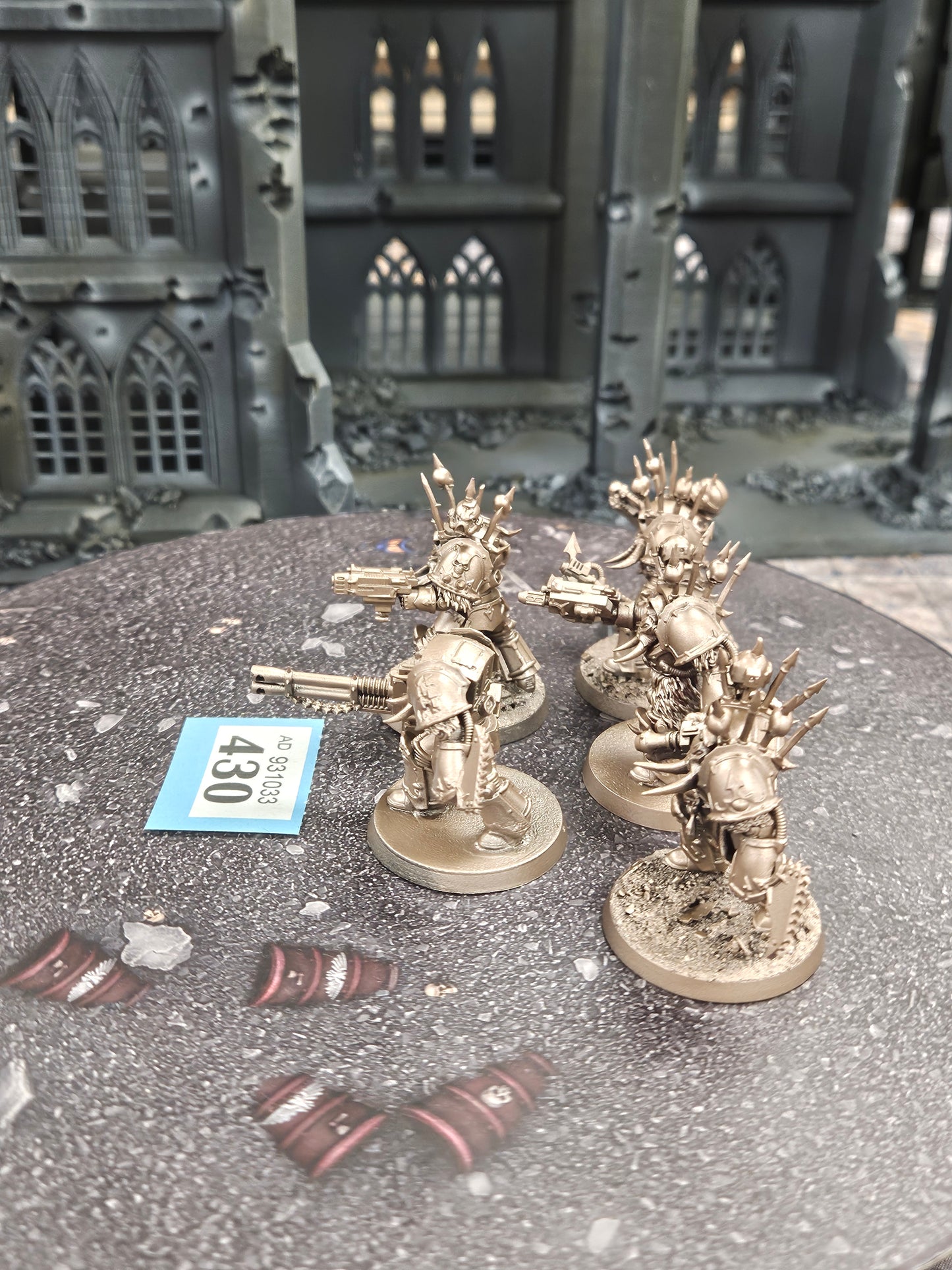 5x Chaos Terminators Squad #430 Chaos Space Marines Warhammer 40k