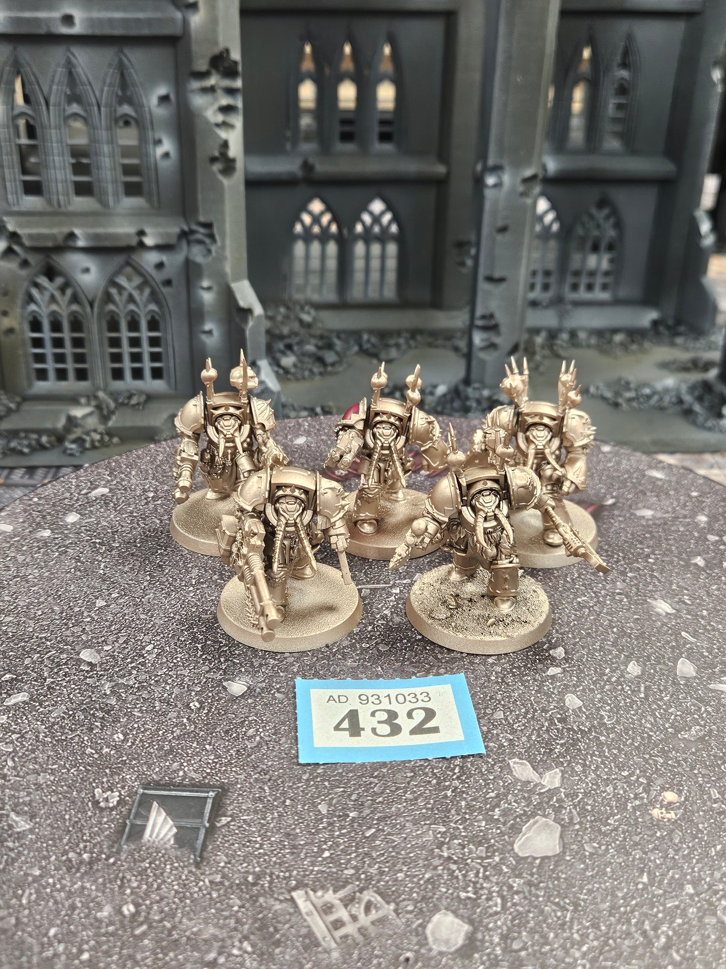 5x Chaos Terminators Squad #432 Chaos Space Marines Warhammer 40k