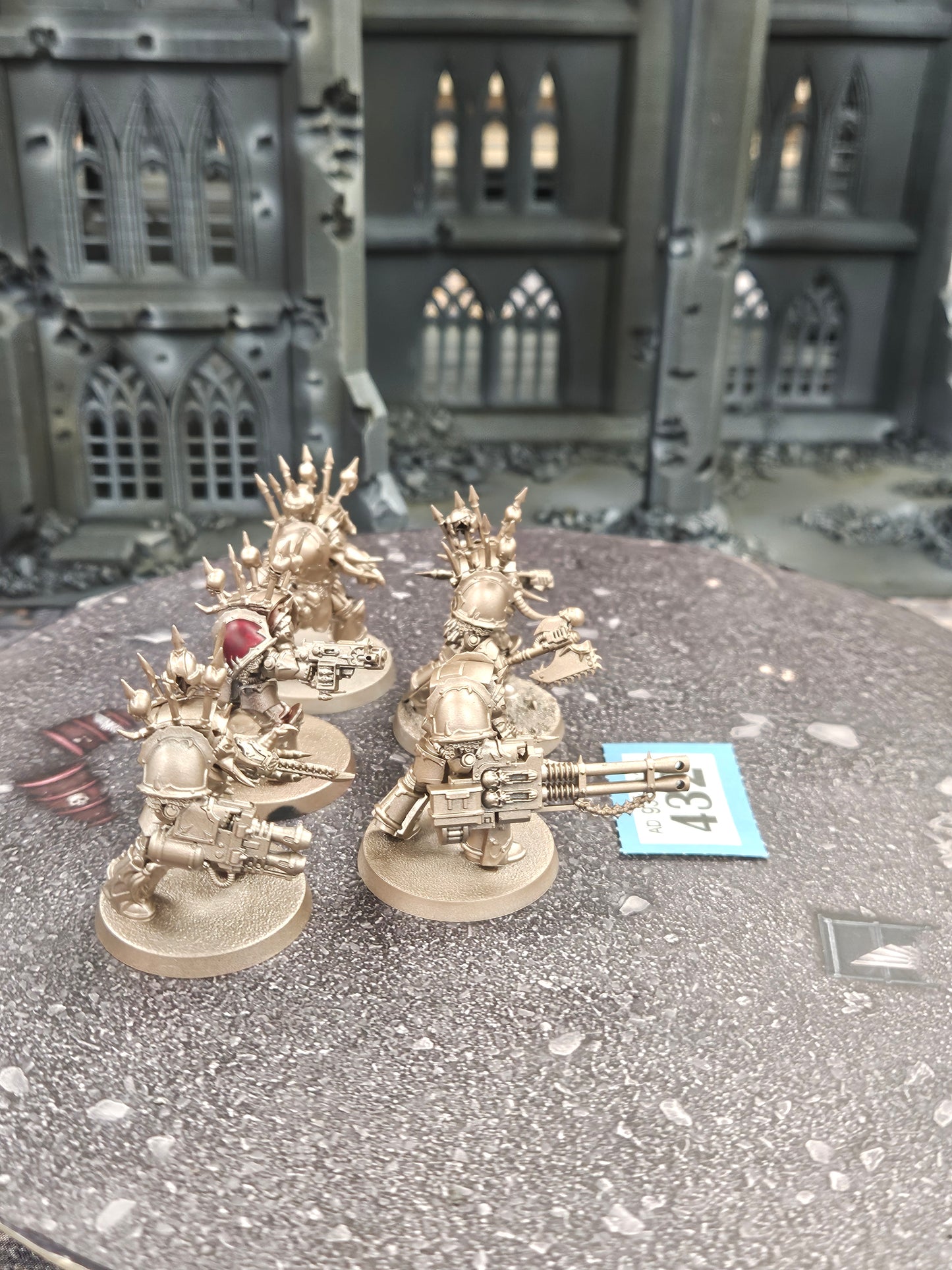 5x Chaos Terminators Squad #432 Chaos Space Marines Warhammer 40k