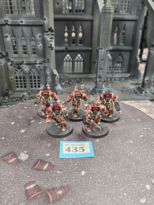 5x Chaos Terminator Squad #435 Chaos Space Marines Warhammer 40k