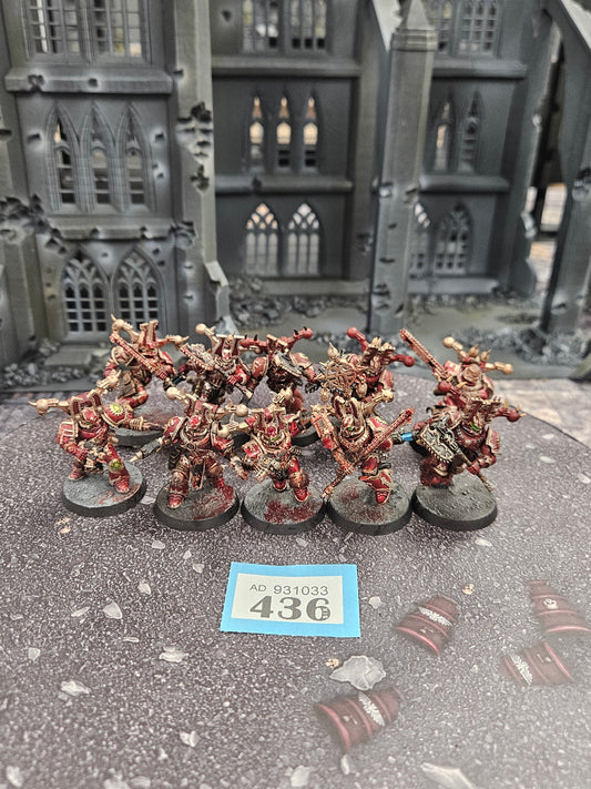 10x Khorne Berserkers #436 Well Painted World Eaters Warhammer 40k