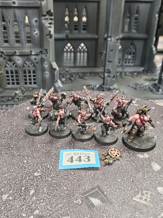 10x Jakhals #443 World Eaters Very Well Painted Warhammer 40k