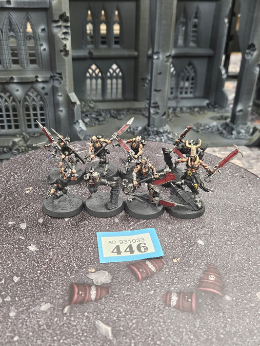8x Goremongers Kill Team #446 World Eaters AOS Warhammer 40k