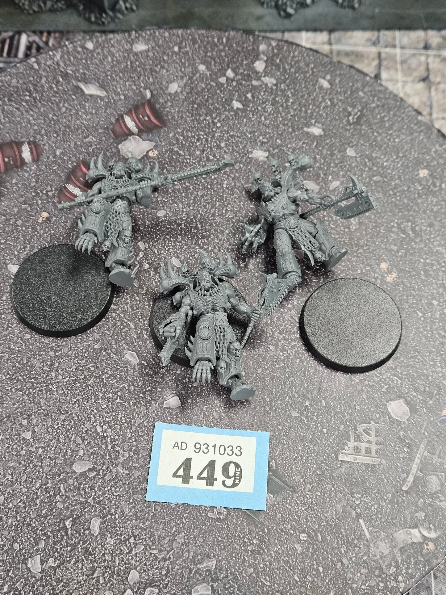 3x Eightbound #449 World Eaters AOS Warhammer 40k