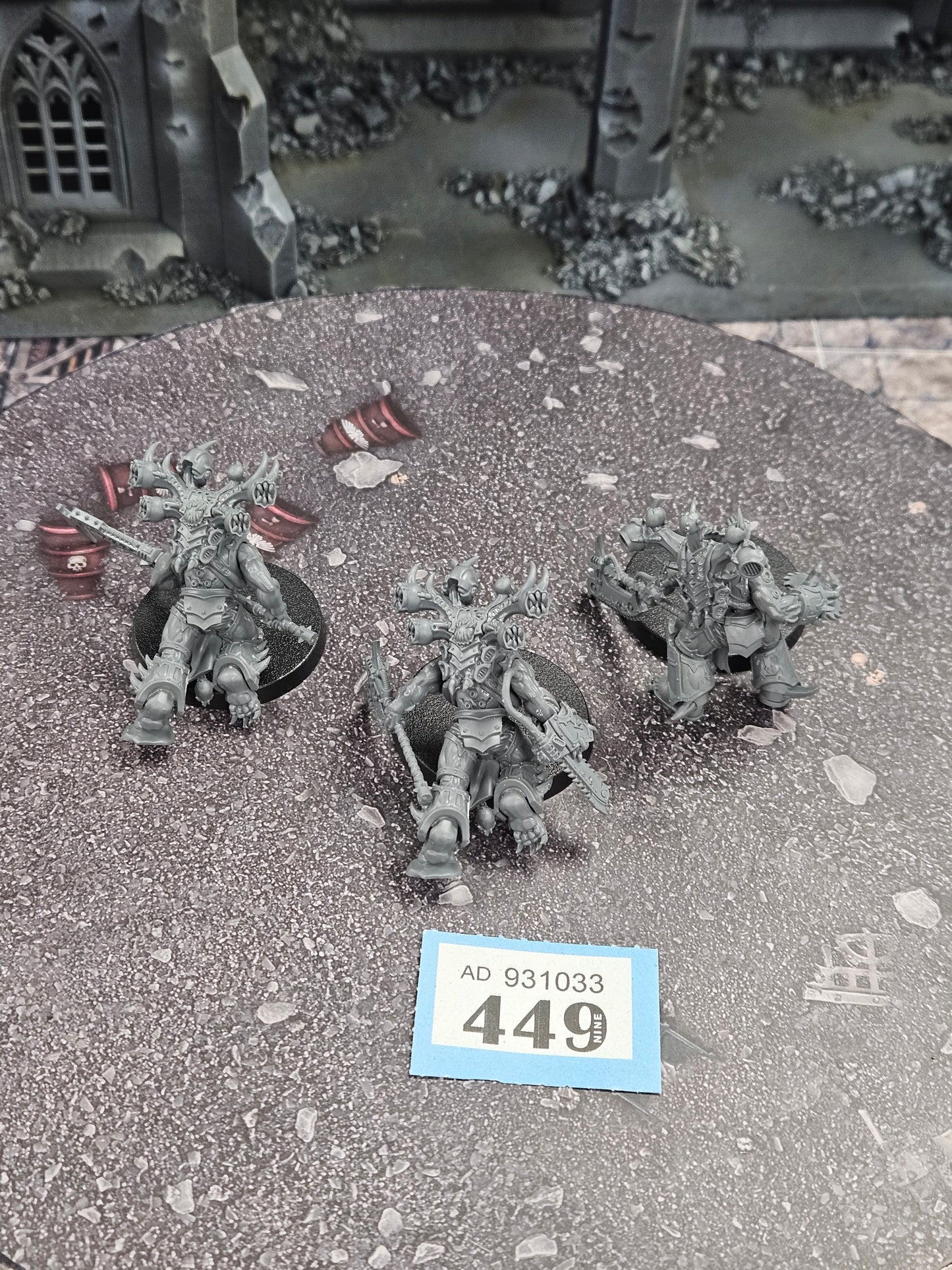 3x Eightbound #449 World Eaters AOS Warhammer 40k