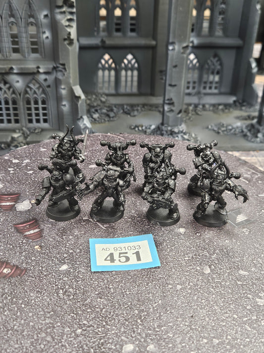 8x Chaos Space Marines OOP #451 Chaos Space Marines Warhammer 40k