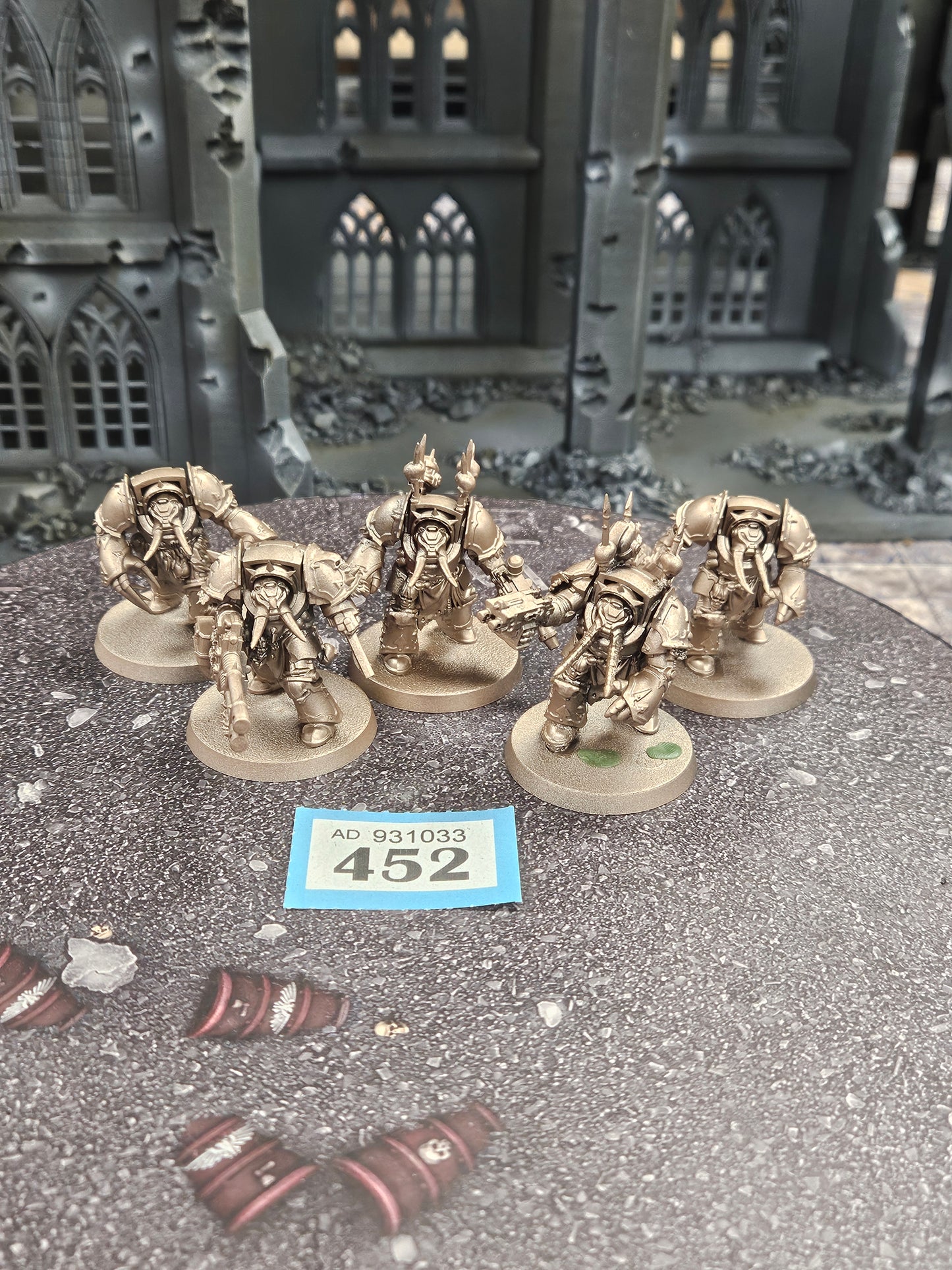 5x Chaos Terminators Squad #452 Chaos Space Marines Warhammer 40k