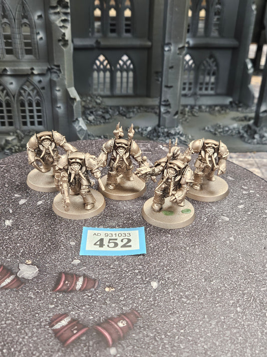 5x Chaos Terminators Squad #452 Chaos Space Marines Warhammer 40k