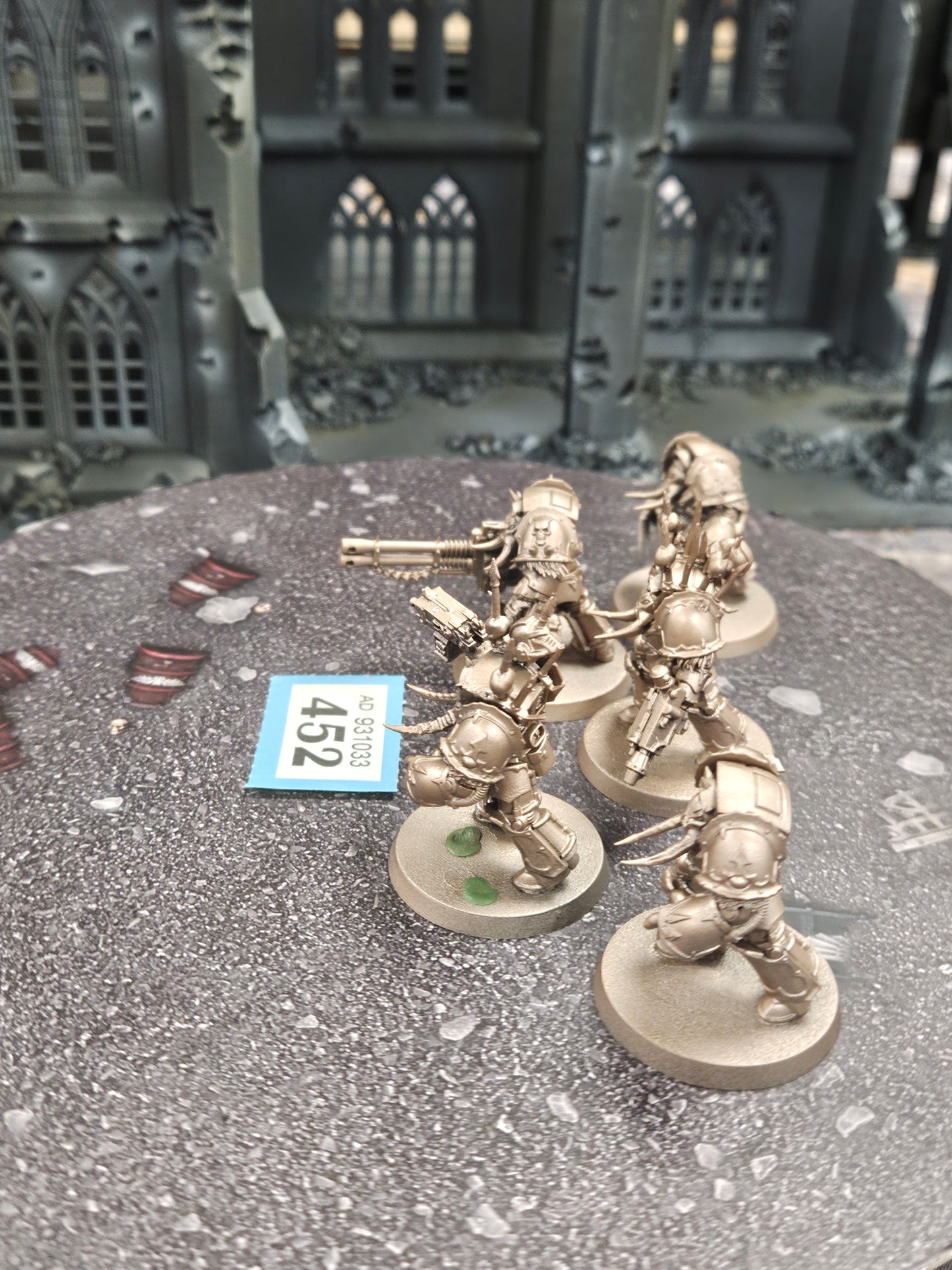 5x Chaos Terminators Squad #452 Chaos Space Marines Warhammer 40k