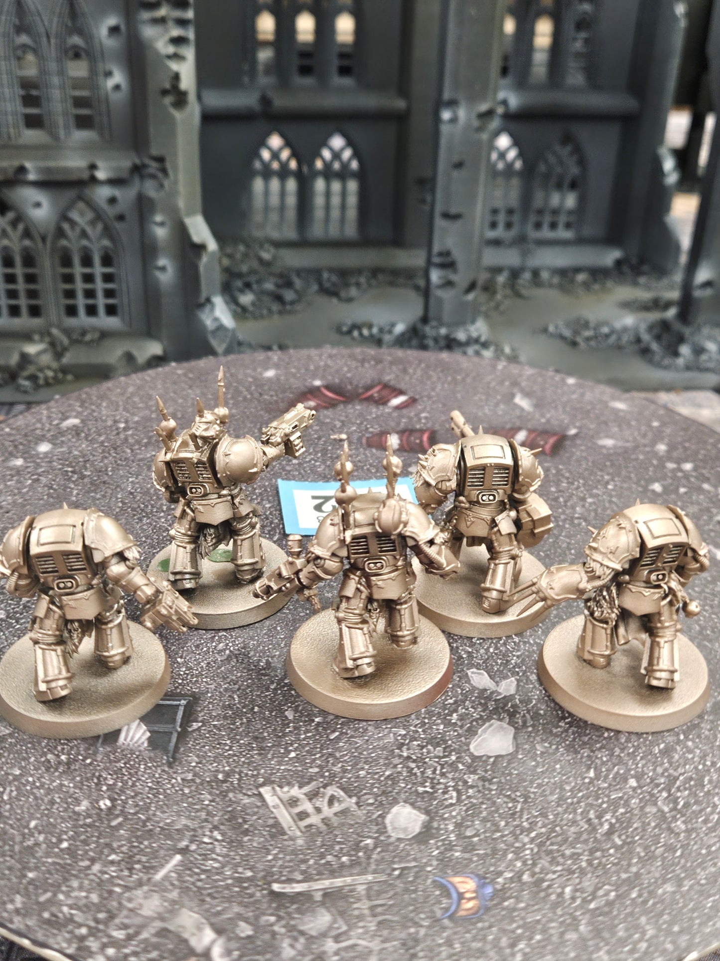 5x Chaos Terminators Squad #452 Chaos Space Marines Warhammer 40k