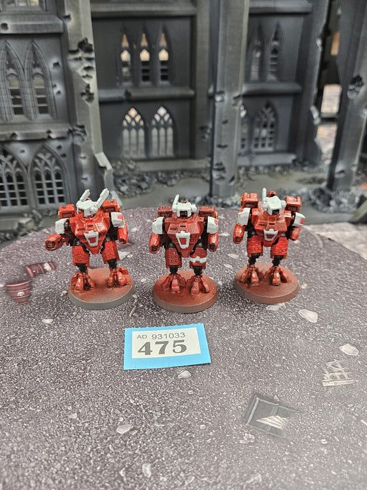 3x Crisis Battlesuits #475 Tau T'au Empire Warhammer 40k