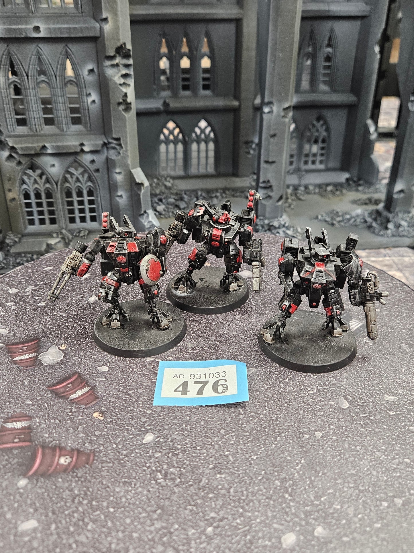 3x Crisis Battlesuits #476 Tau T'au Empire Warhammer 40k