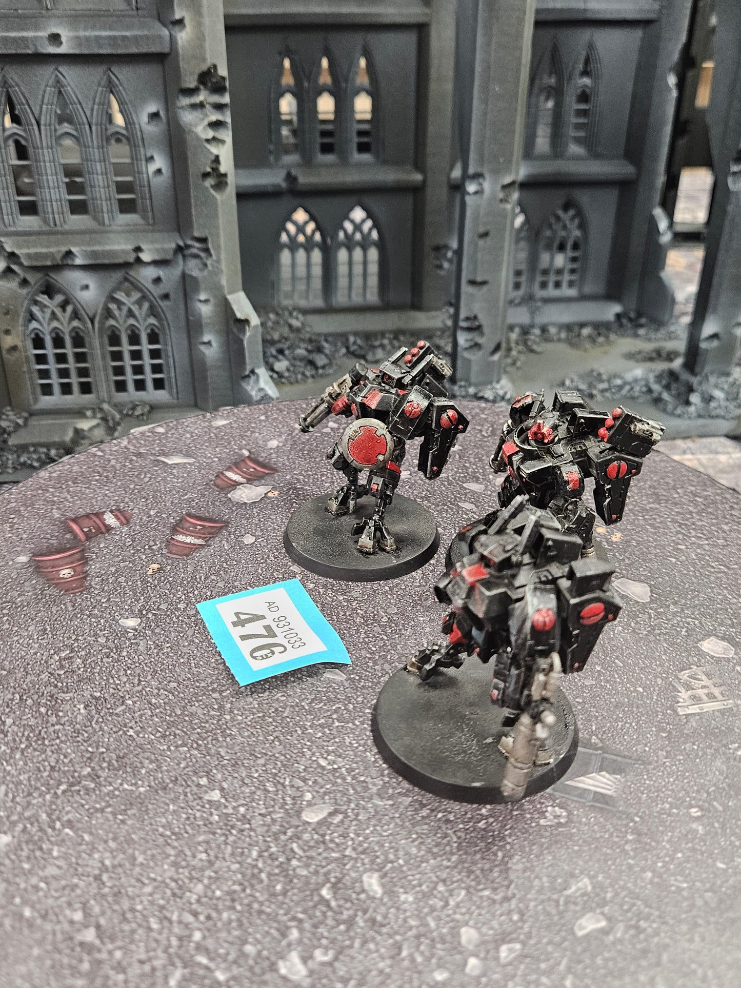3x Crisis Battlesuits #476 Tau T'au Empire Warhammer 40k