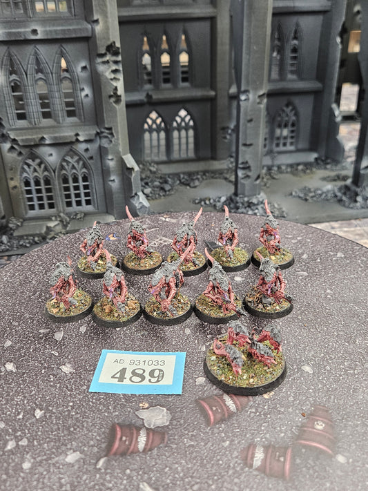 10x Termagants + Ripper Swarm #489 Well Painted Tyranids Warhammer 40k