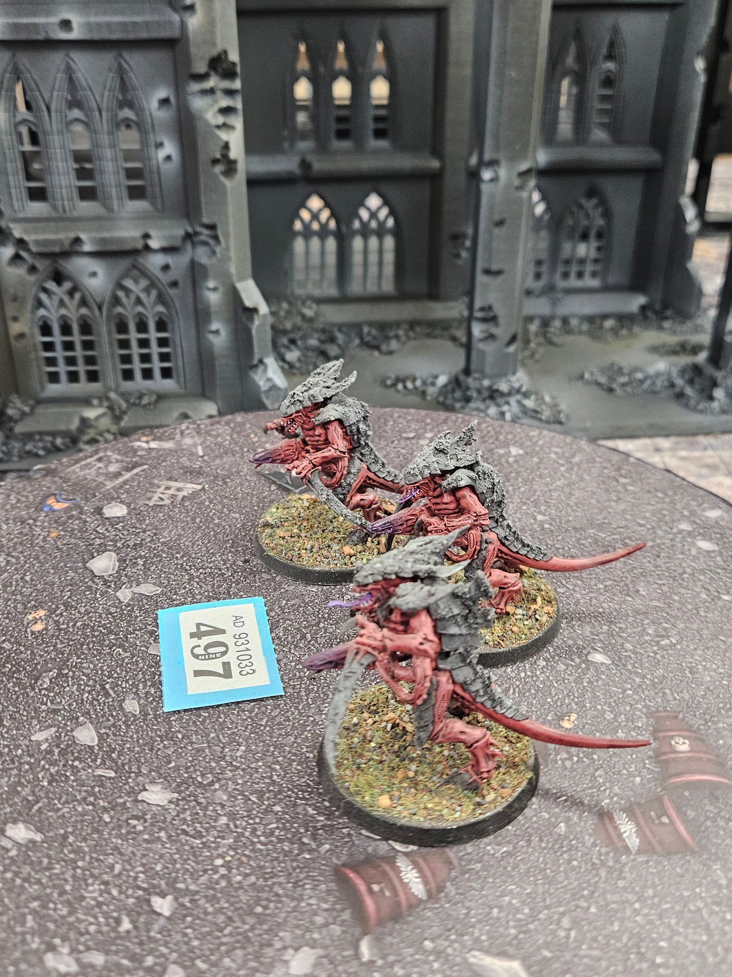 3x Warriors #497 Well Painted Tyranids Warhammer 40k