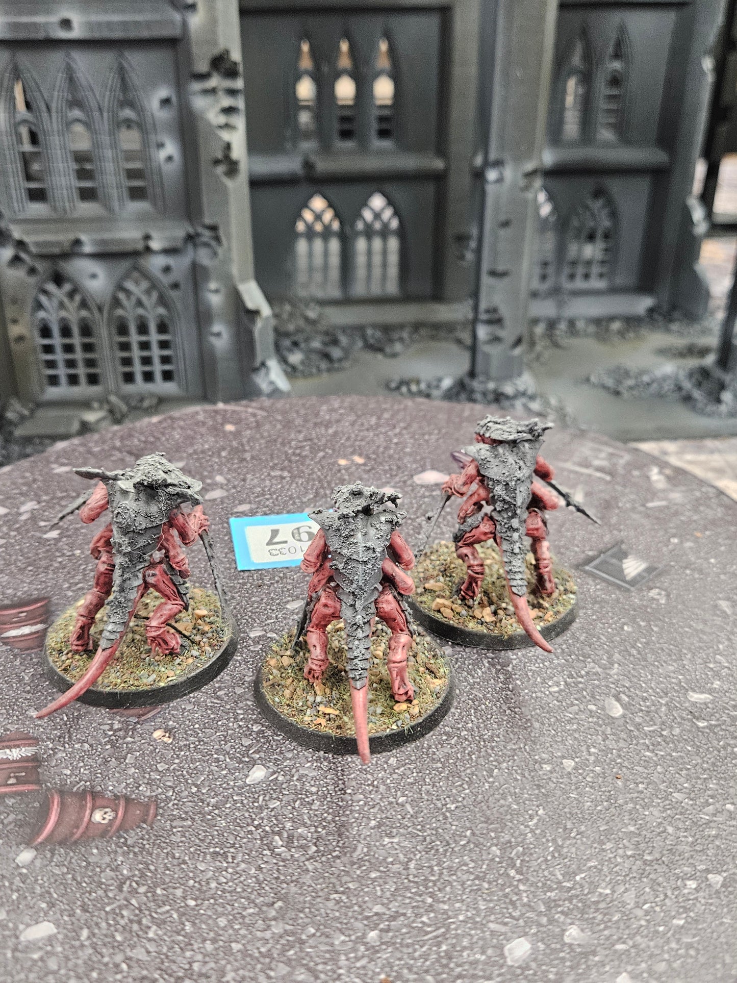 3x Warriors #497 Well Painted Tyranids Warhammer 40k