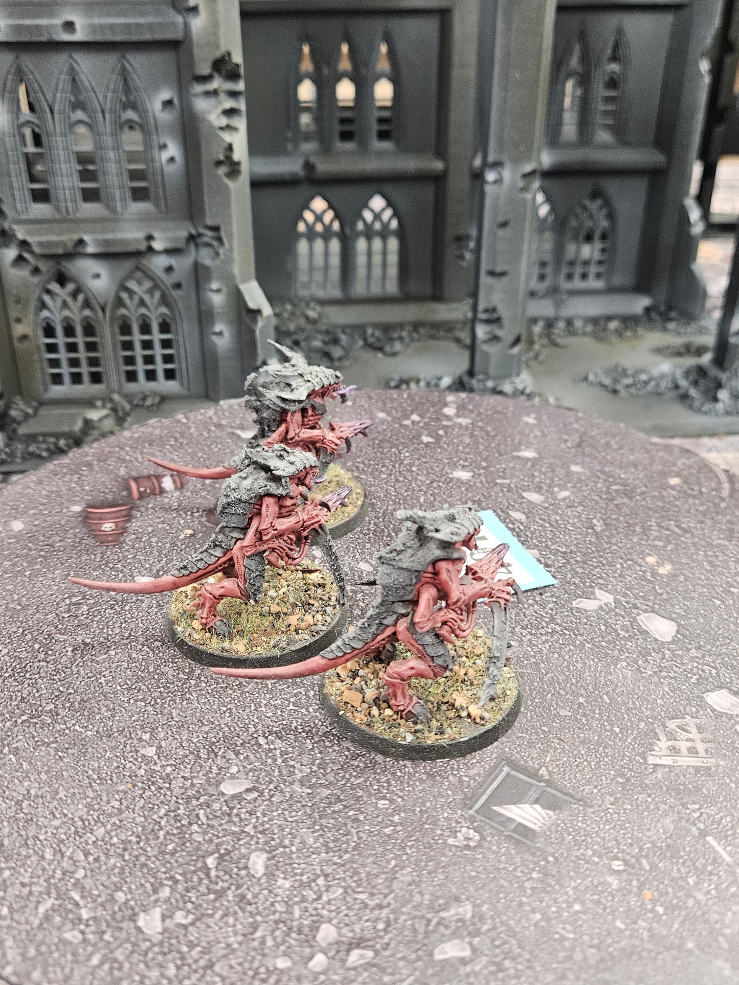 3x Warriors #497 Well Painted Tyranids Warhammer 40k
