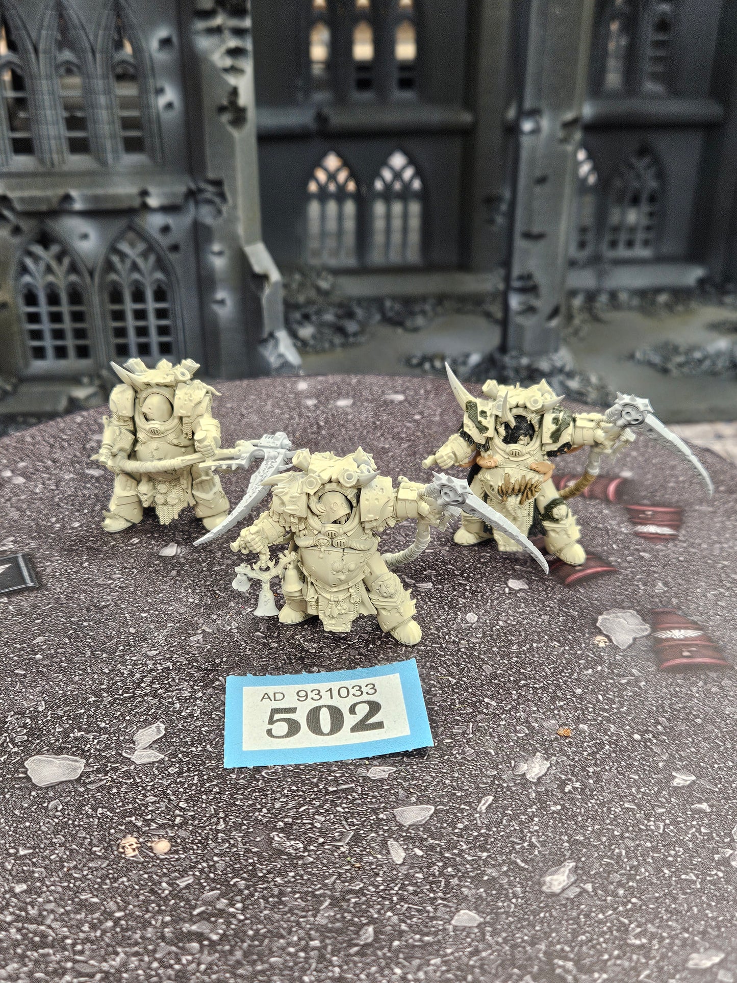 3x Deathshroud Terminators #502 Death Guard Warhammer 40k