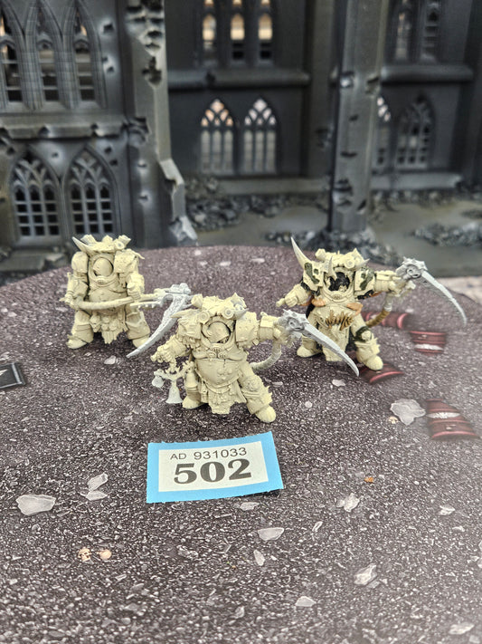 3x Deathshroud Terminators #502 Death Guard Warhammer 40k