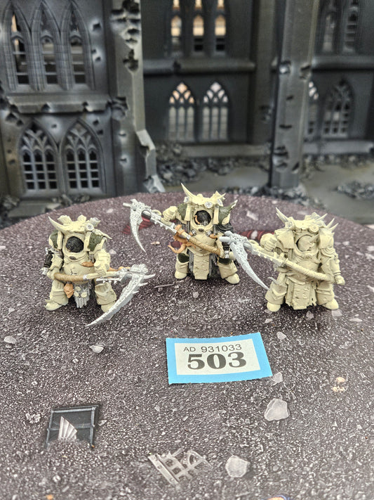 3x Deathshroud Terminators #503 Death Guard Warhammer 40k