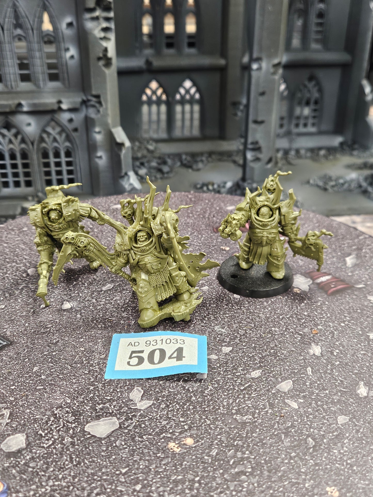 Lord Felthius + 2x Tainted Cohort #504 Death Guard Warhammer 40k