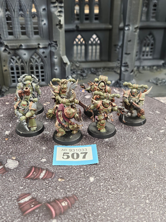 7x Plague Marines #507 Death Guard Warhammer 40k
