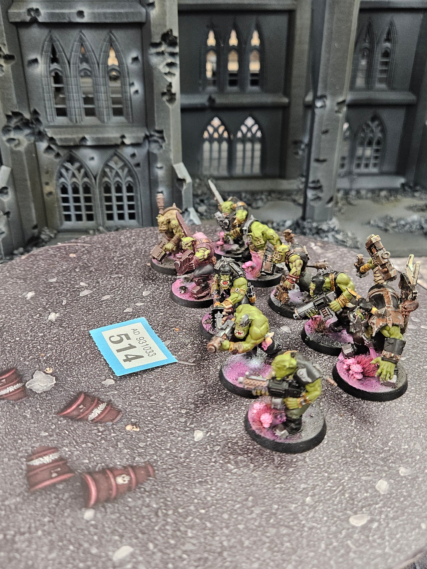 10x Ork Boyz New Sculpt #514 Well Painted Orks Warhammer 40k