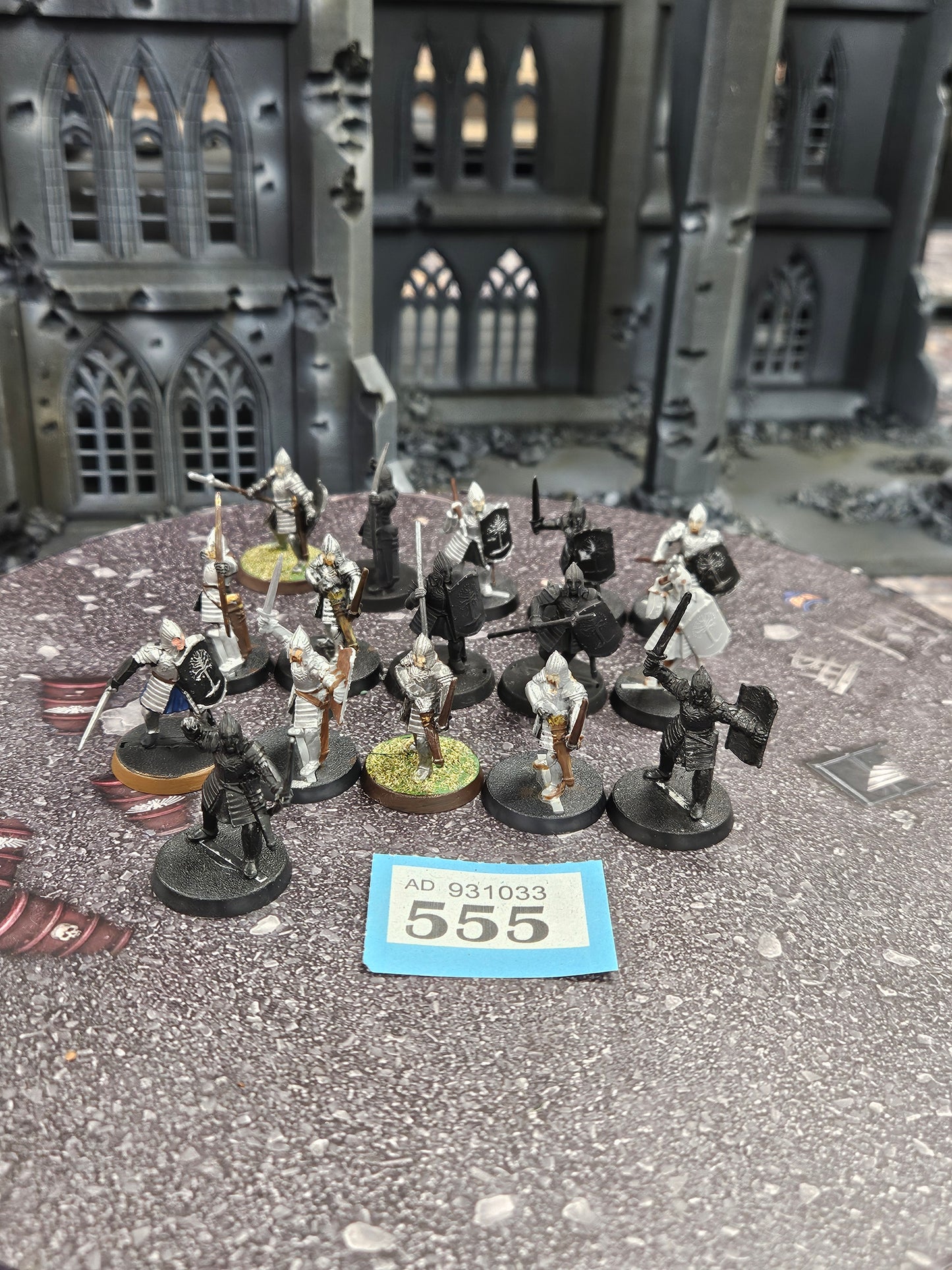 16x Warriors of Minas Tirith #555 Good MESBG LOTR Warhammer 40k
