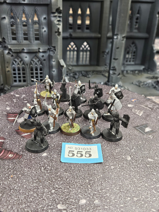 16x Warriors of Minas Tirith #555 Good MESBG LOTR Warhammer 40k