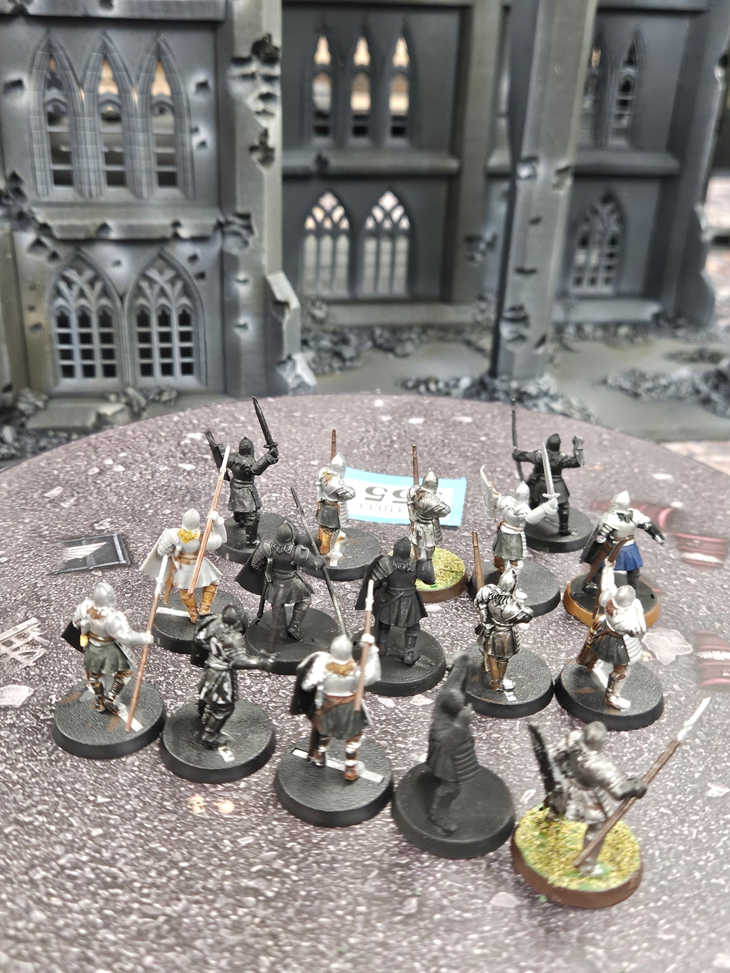 16x Warriors of Minas Tirith #555 Good MESBG LOTR Warhammer 40k