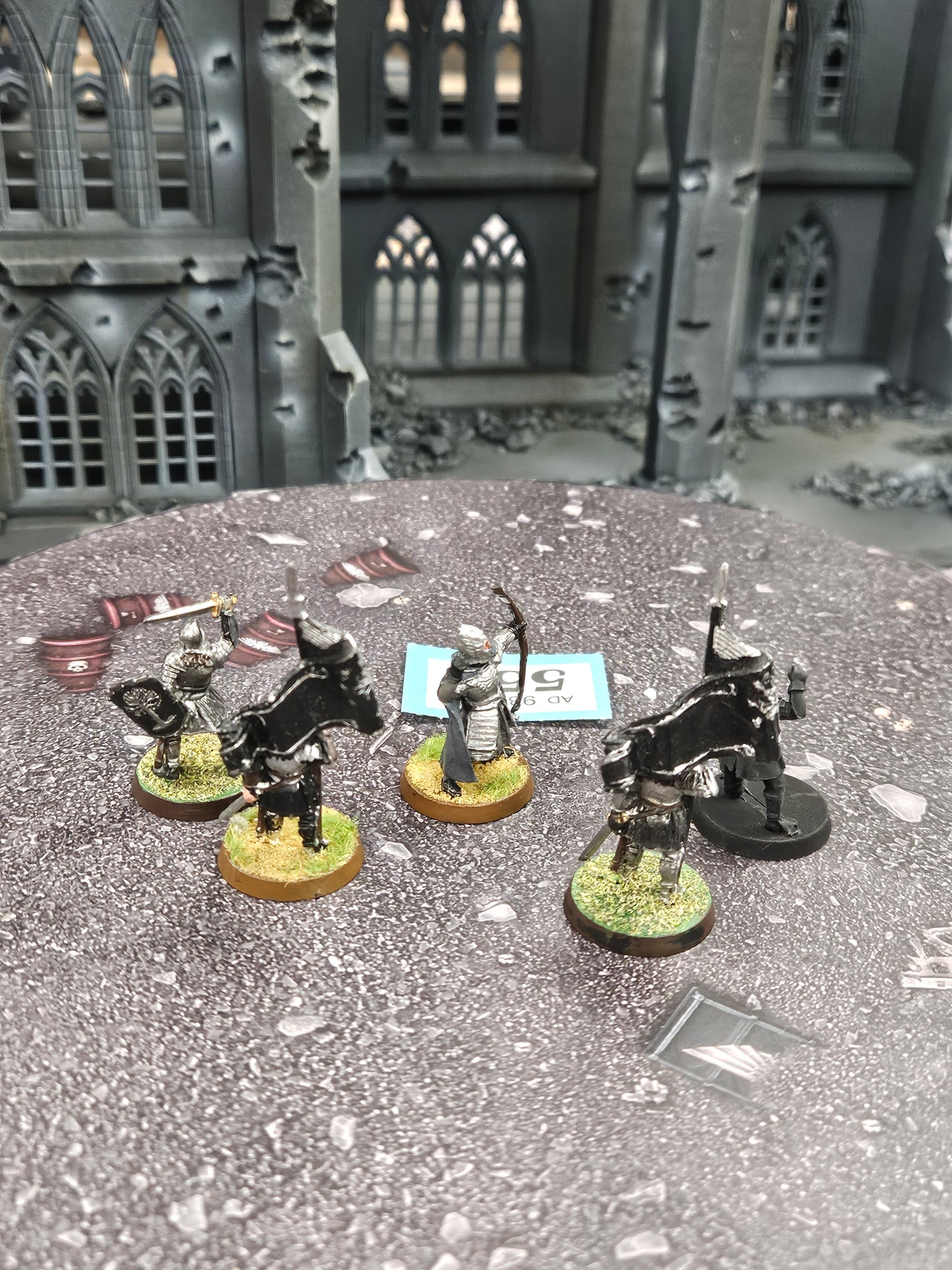 5x Minas Tirith Commanders #557 Good MESBG LOTR Warhammer 40k