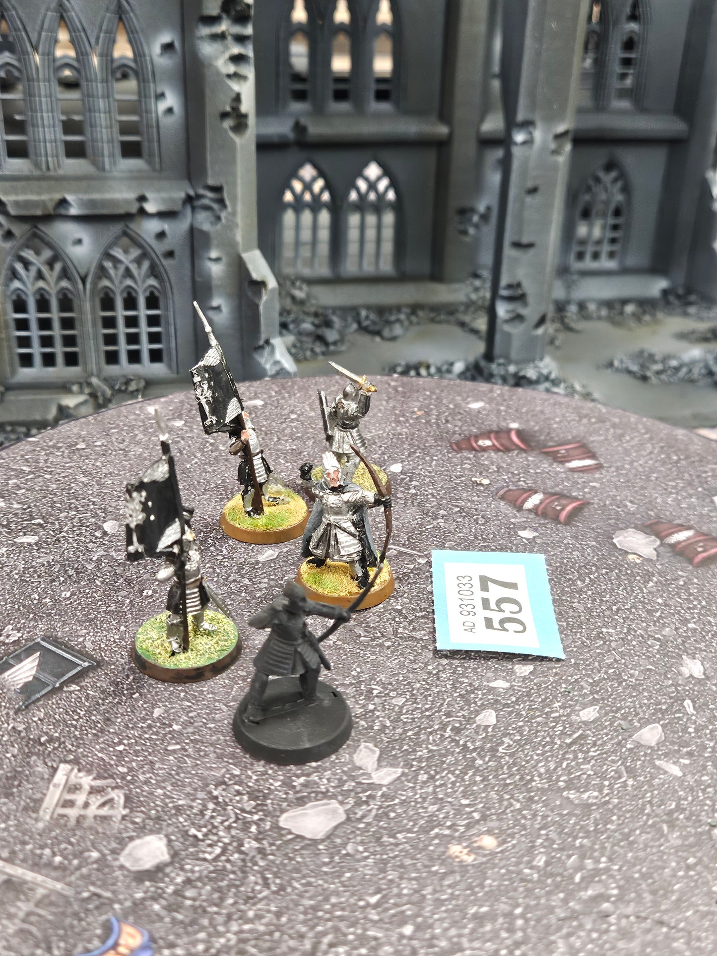 5x Minas Tirith Commanders #557 Good MESBG LOTR Warhammer 40k