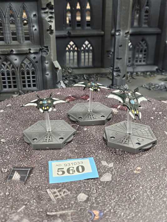3x Nightwing Fighters #560 Aeronautica Imperialis Aeldari Warhammer 40k