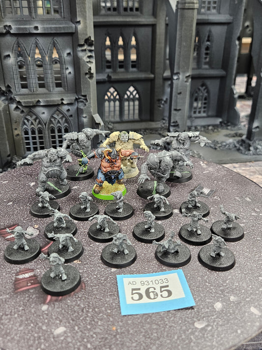 6x Ogor Blood Bowl Team + 16x Grots #565 Blood Bowl Warhammer 40k