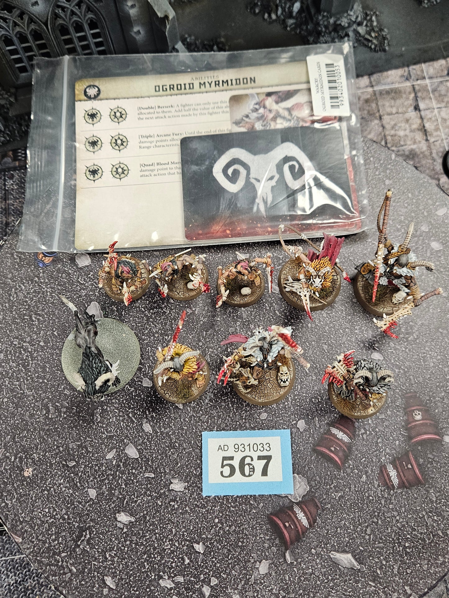 8x Untamed Beasts #567 Warcry Well Painted AOS Warhammer 40k