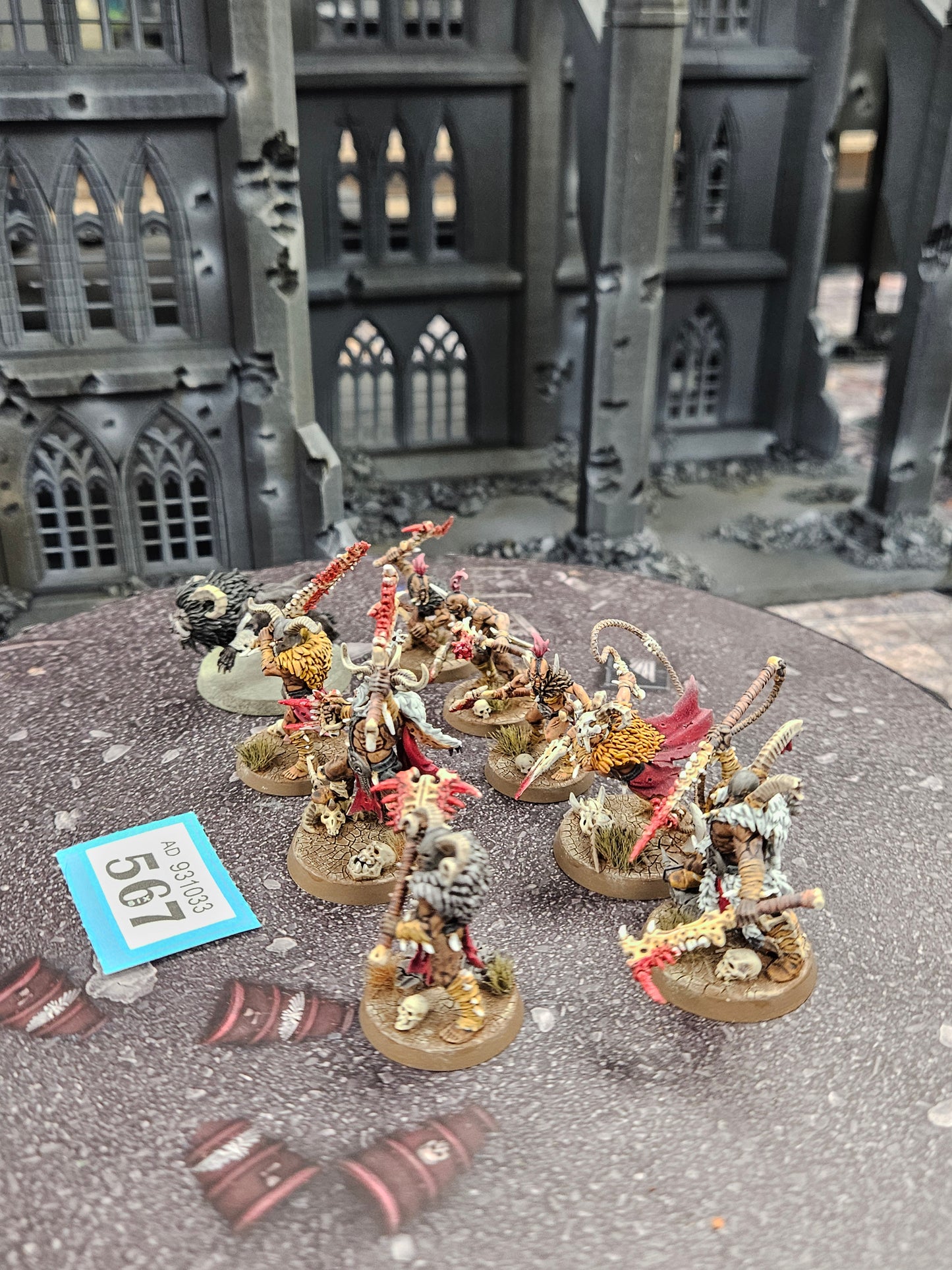 8x Untamed Beasts #567 Warcry Well Painted AOS Warhammer 40k
